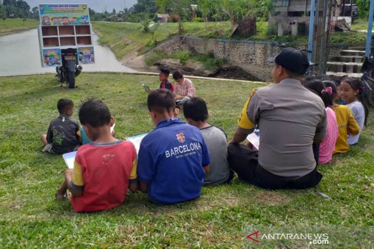 Polisi Aceh Utara sulap motor dinas jadi perpustakaan keliling