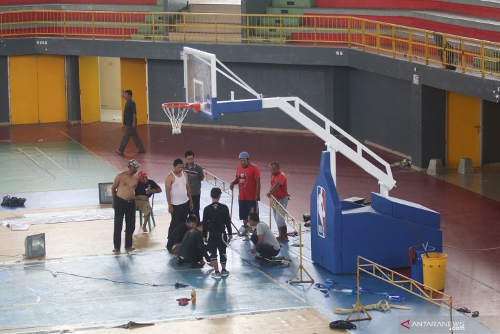 Persiapan gor jayabaya menjelang IBL