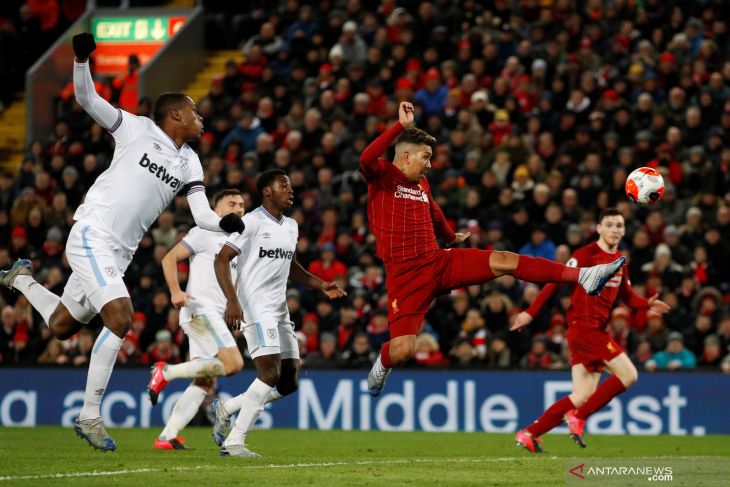 Laga sengit Liverpool vs West Ham dan keperkasaan pemuncak klasemen
