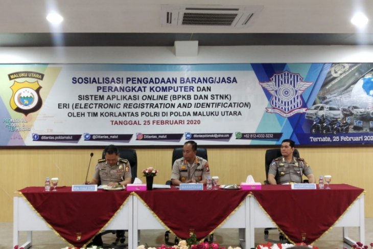 Polda Malut sosialisasi sistem aplikasi online ERI