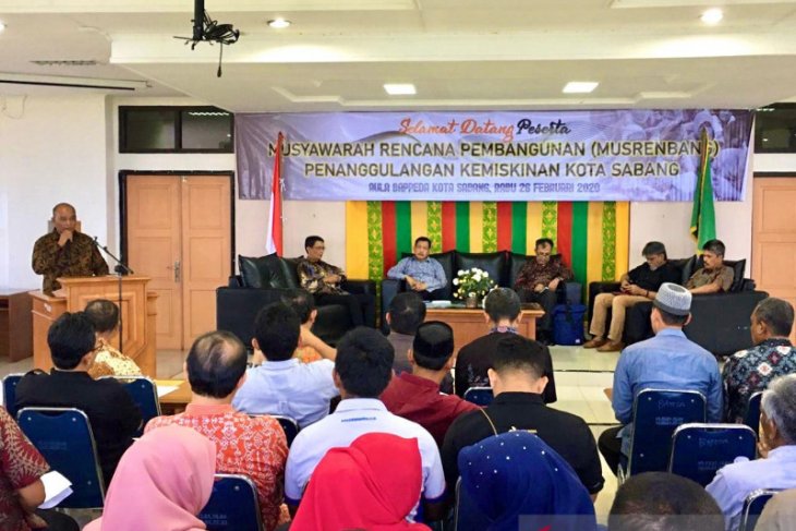 Sabang gelar Musrenbang tematik upaya tanggulangi kemiskinan