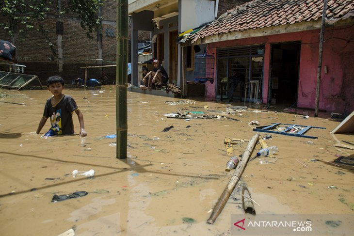 Pascabanjir kawasan Jatinangor Sumedang 