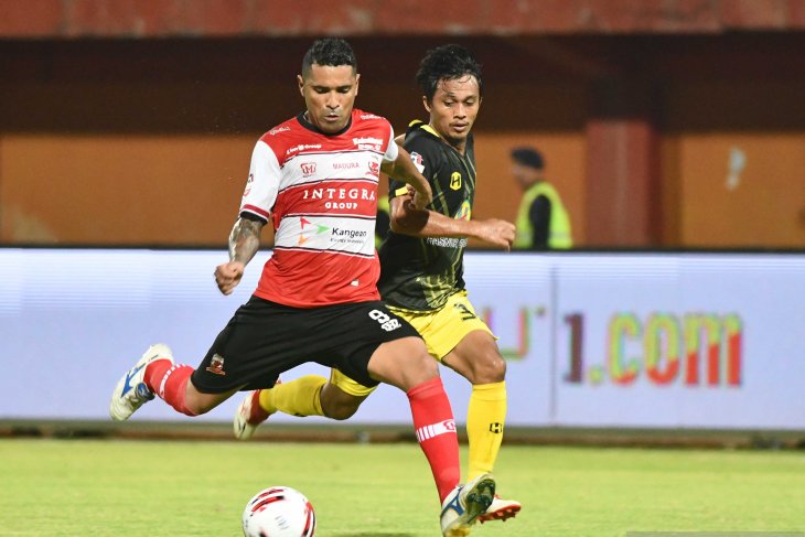 Madura United kalahkan Barito Putra