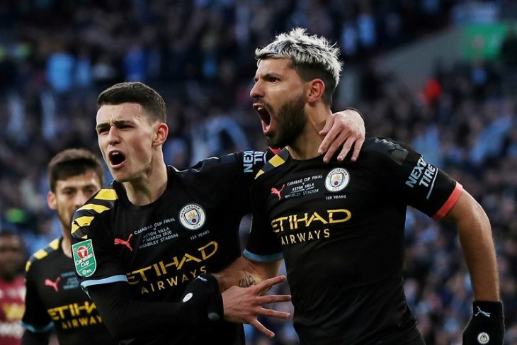 Piala Liga, Manchester City juara usai atasi Aston Villa 2-1