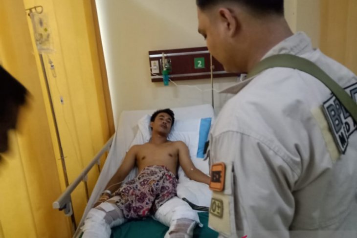 Rumah kos di Medan terbakar, satu orang alami luka bakar