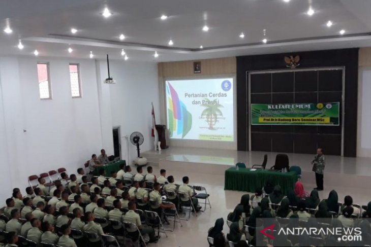 Berkunjung ke Polbangtan Medan, Guru Besar IPB berpesan petani millenial harus presisi