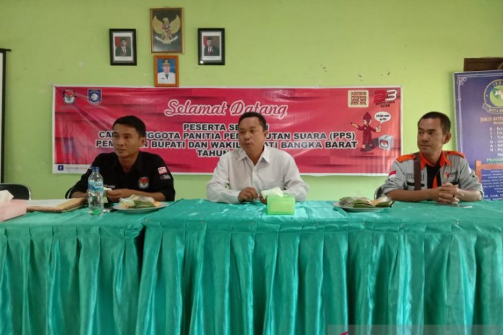 KPU Bangka Barat gelar seleksi tertulis PPS Pilkada 2020