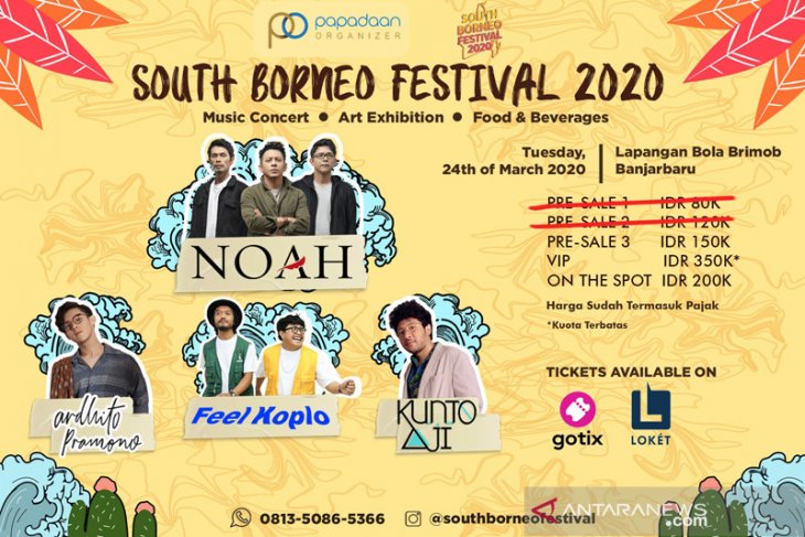 19 Hari Menuju Penampilan Noah di South Borneo Festival 2020