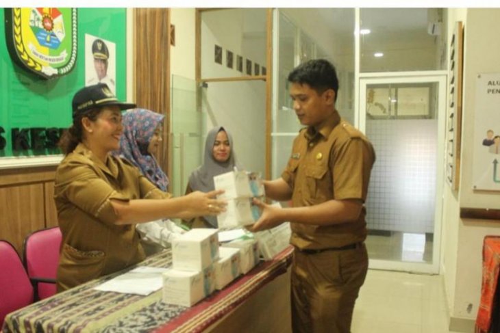 Cegah virus corona, Pemkab Serdang Bedagai bagikan masker