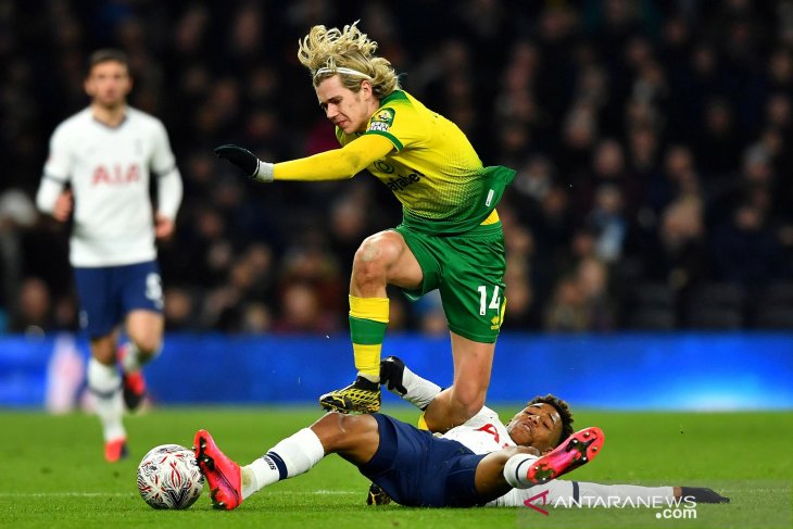 Norwich City benamkan Tottenham Hotspur dari Piala FA