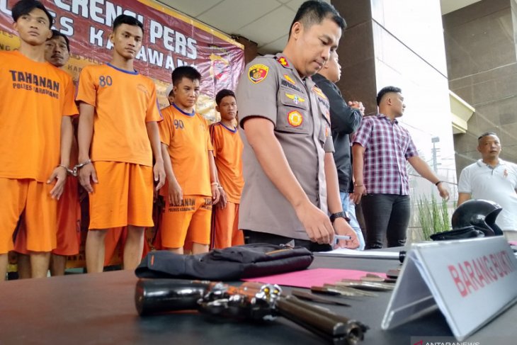 14 pencuri sepeda motor di Karawang ditangkap polisi