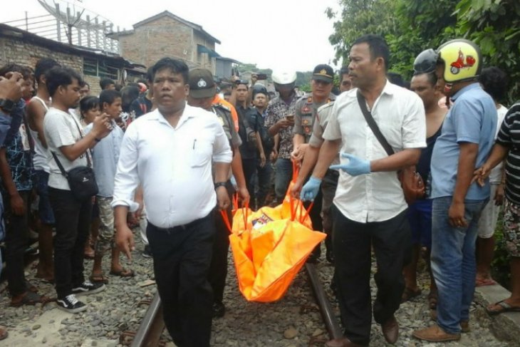 Pria tua tewas terlindas kereta api di Pematangsiantar