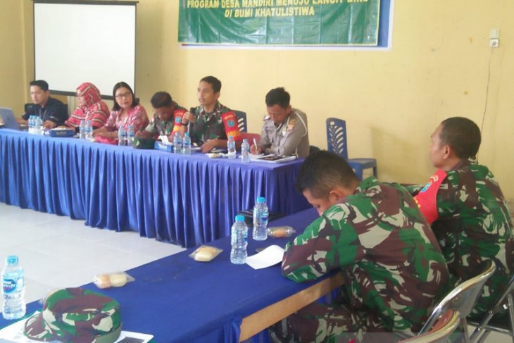 Koramil Jagoi Babang sosialisasi program desa mandiri cegah Karhutla