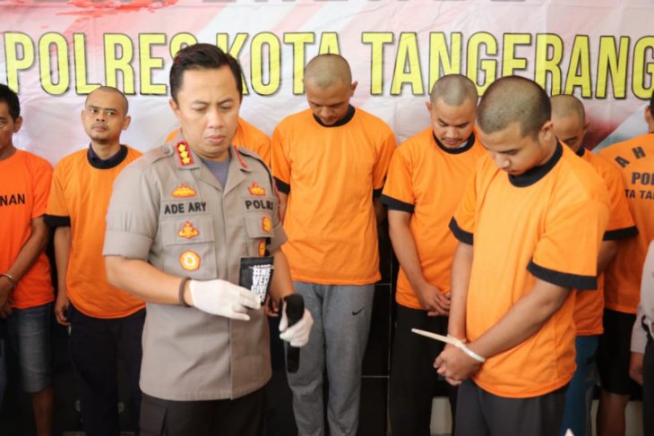 22 pelaku pengedar sabu dibekuk Polresta Tangerang