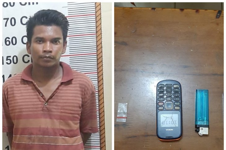 Polisi Hinai Langkat tangkap warga Tanjung Pura miliki sabu-sabu