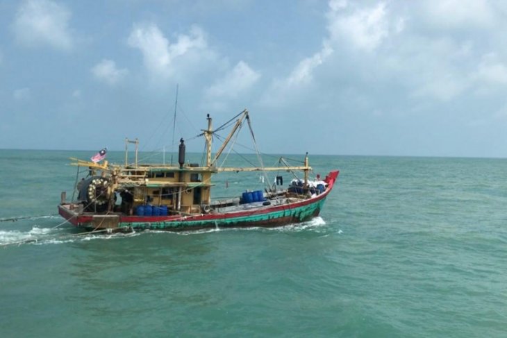 KKP tangkap kapal asing pencuri ikan di Selat Malaka