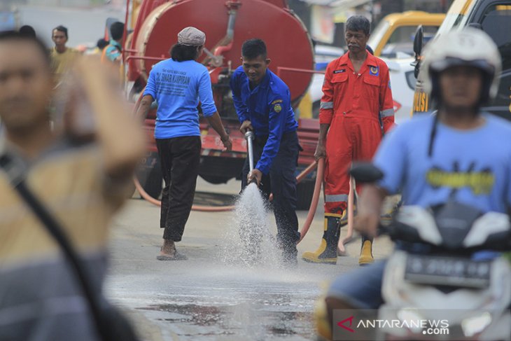 Antisipasi penyebaran virus Covid-19 di pasar 