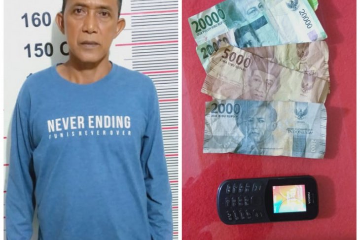 Tersangka perjudian togel diamankan Polisi Secanggang Langkat