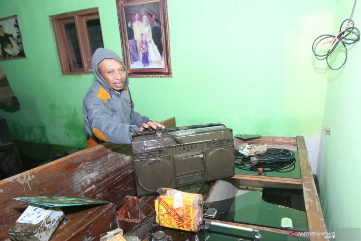 Dampak banjir bandang di Bondowoso