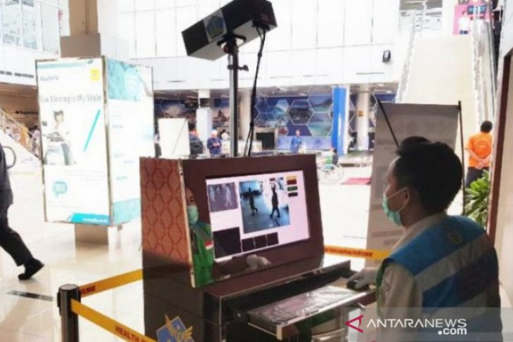 Dishub Babel periksa suhu tubuh penumpang kapal di seluruh pelabuhan