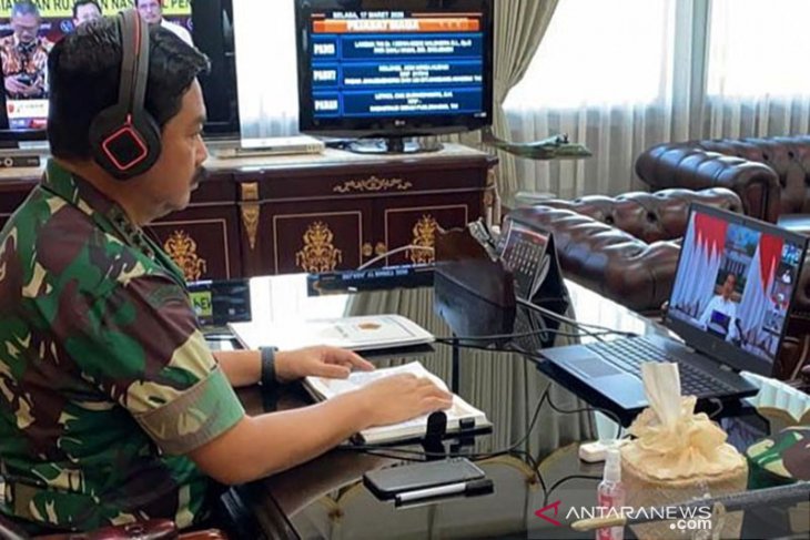 Ada 1.187 kasus COVID-19 di lingkungan TNI, positif 55 orang