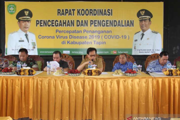 Bupati Tapin Bentuk Tim Sargas Pecegahan Covid-19