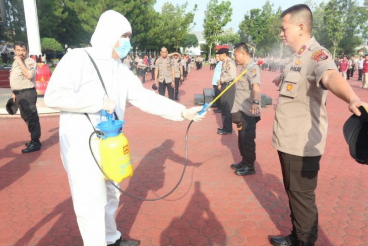Polda Sumut intensif mencegah penyebaran virus corona