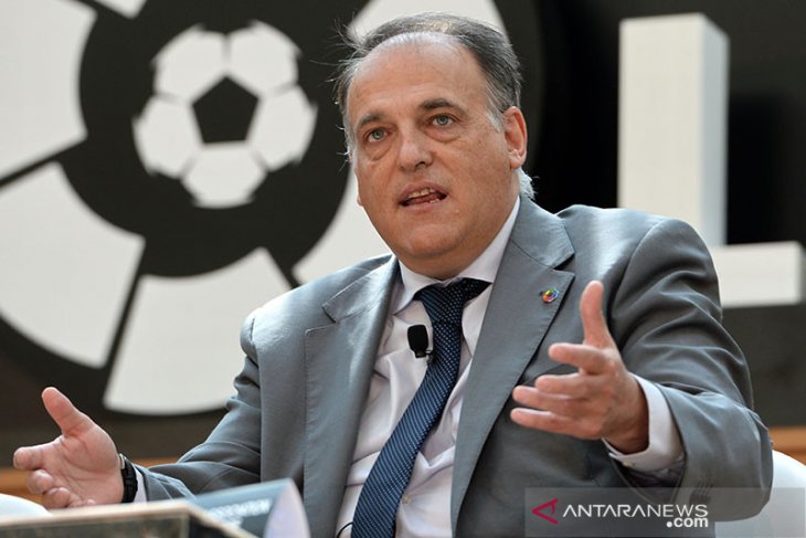 Presiden La Liga optimis klub Spanyol bisa latihan awal Mei