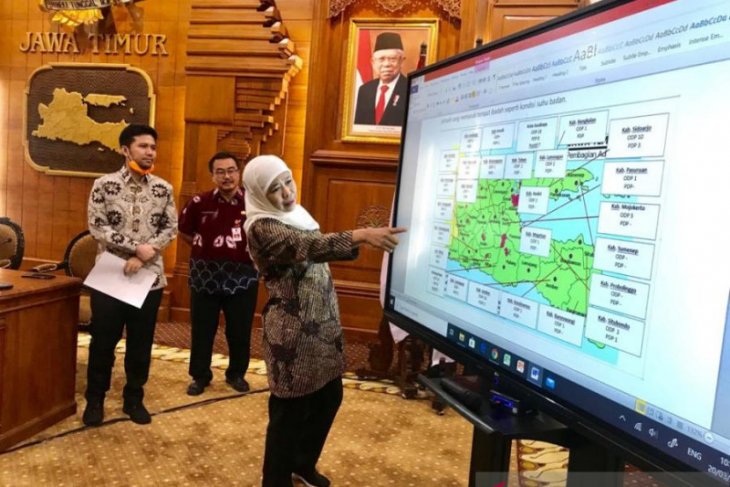 Jatim tetapkan status darurat bencana COVID-19