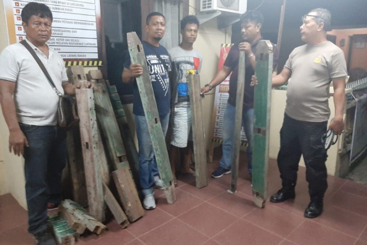 Polisi Binjai Timur amankan pencuri kusen rumah warga