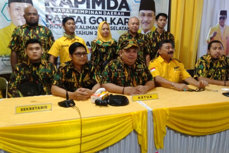 AMPG dukung petahana pimpin Golkar Kalsel