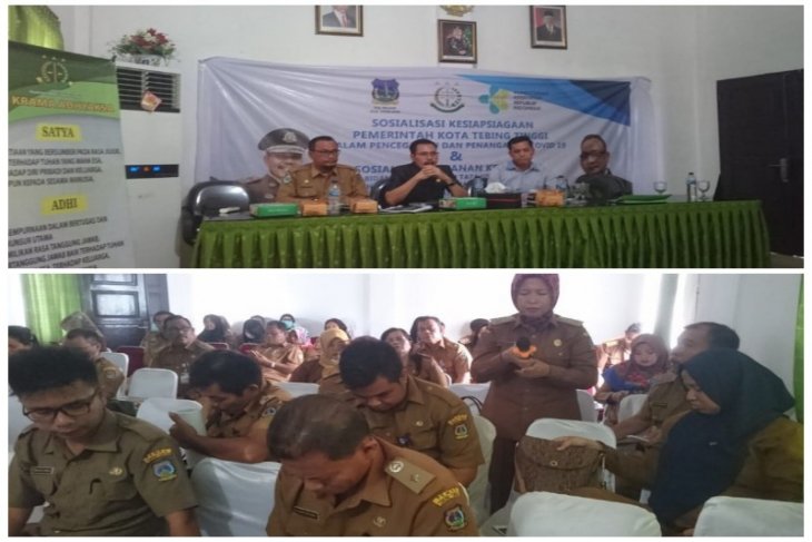 Kejari Tebing Tinggi lakukan sosialisasi Covid-19