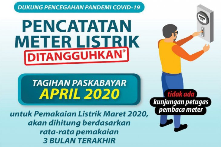 Berlaku seluruh Indonesia, PLN tangguhkan pencatatan meteran listrik