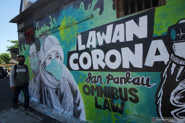 Mural Lawan Corona