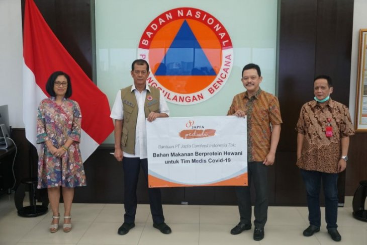 JAPFA salurkan bantuan bahan makanan berprotein hewani untuk tim medis