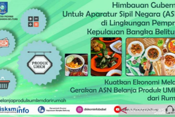 Gubernur Babel: Belanja produk UMKM cukup dari rumah