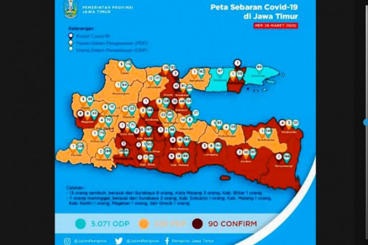 Pasien positif corona di Tulungagung 'menghilang'