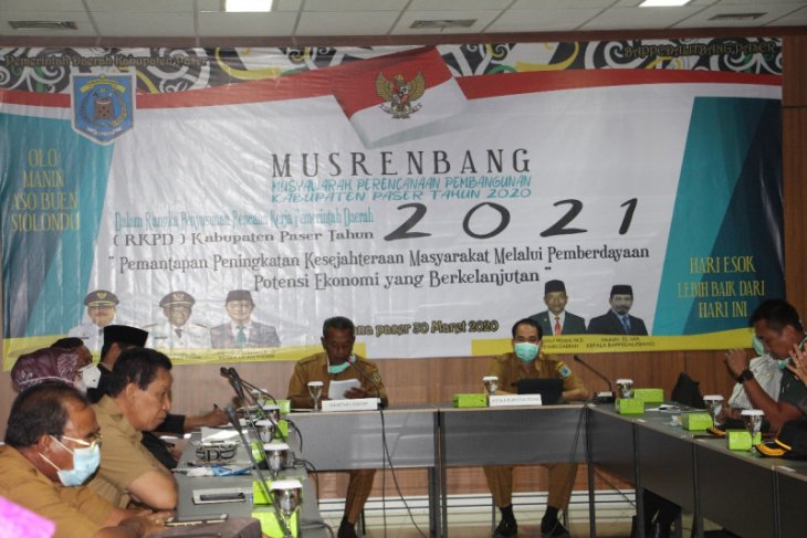 Terapkan Jaga Jarak, Pemkab Paser Gelar Musrenbang Terbatas
