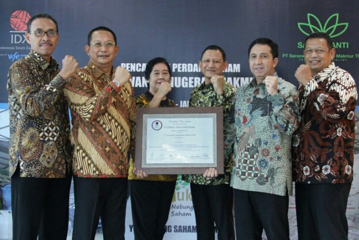 Produsen pupuk Saraswanti resmi mencatatkan sahamnya di bursa
