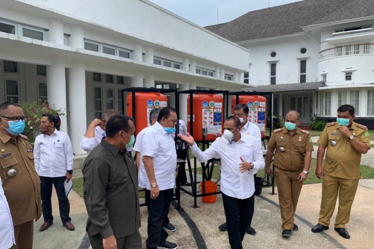Antisipasi COVID-19, PDAM Tirtanadi siapkan tangki air pencuci tangan kepada masyarakat