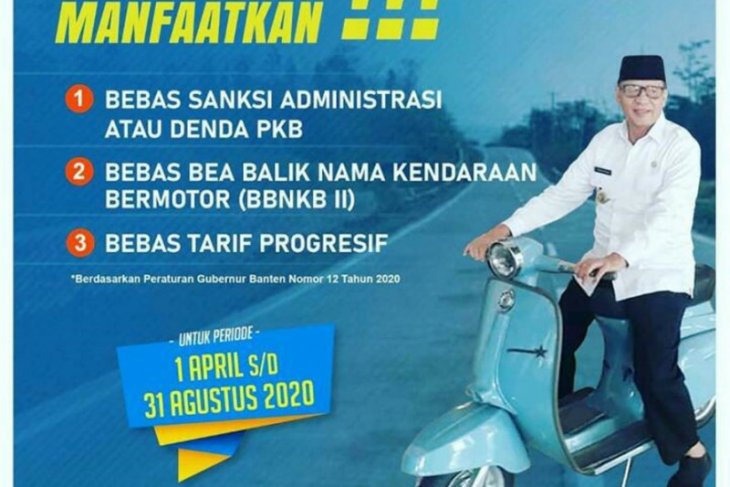 Optimalisasi Pendapatan, Pemprov Banten Hapus Denda Pajak, BBNKB, Mutasi dan Tarif Progresif