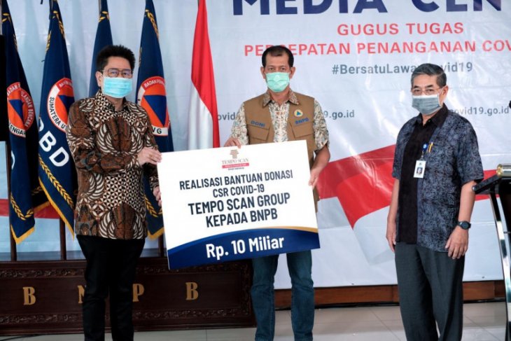 Tempo Scan Group realisasikan bantuan senilai Rp10 miliar ke BNPB
