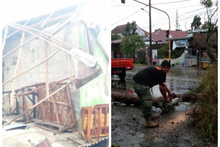 Kota Binjai dilanda angin kencang