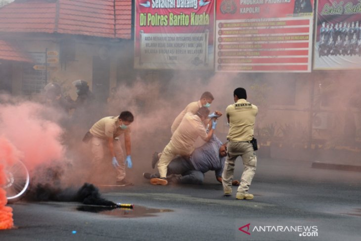 Polres Batola gelar TFG dan simulasi Aman Nusa II Intan