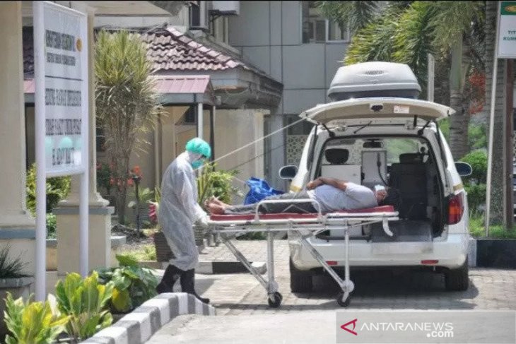 Kasus meninggal akibat COVID-19 karena faktor risiko