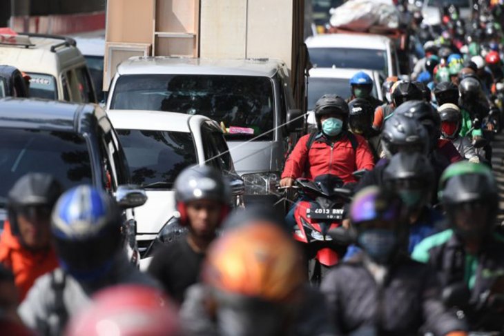 Jakarta tetap macet di saat pandemi COVID-19