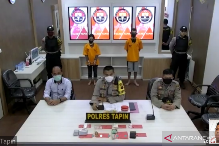Polres Tapin amankan 120 gram sabu-sabu dari tangan pasutri