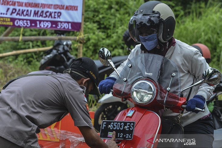 Pemeriksaan kendaraan pemudik 