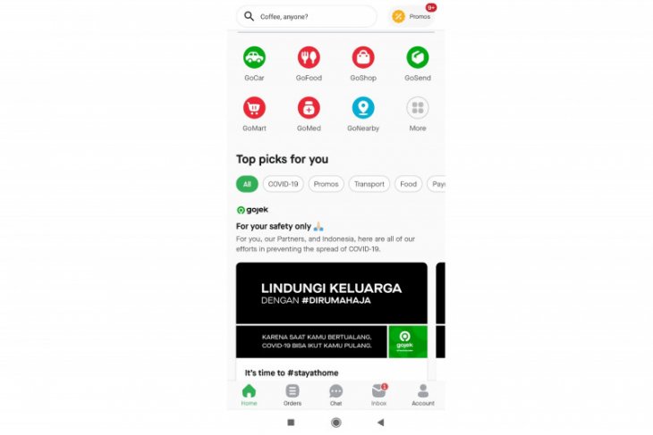 GrabBike dan GoRide hilang dari aplikasi