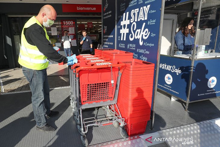 Saham Eropa tergelincir saat Carrefour